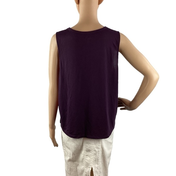 Old Navy Active Go-Dry Tank Top Size L Purple Radiate Strength - Picture 5 of 7